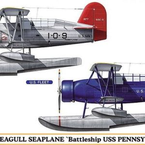 Hasegawa 02394 SOC-3 Seagull Seaplane “Battleship USS Pennsylvania” Kit Montaggio 1/72