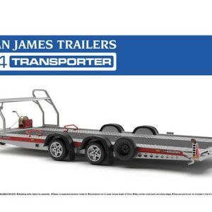 Aoshima 05260 Brian James Trailer A4 Transporter Kit Montaggio 1/24