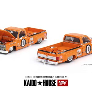 Mini GT KHMG090 Kaido House Chevrolet Silverado Dually KAIDO WORKS V2 Die Cast 1/64
