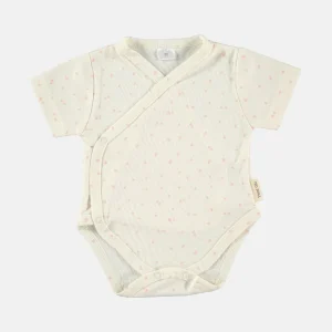 Body incrociato manica corta Tiny rose