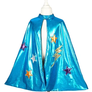 Mantello reversibile da supereroe-pipistrello, 4-8 anni