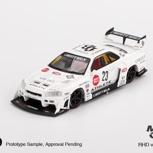 Mini GT MGT01059RHD Nissan LB-ER34 Super Silhouette ATHLETE/COLLET Die Cast 1/64
