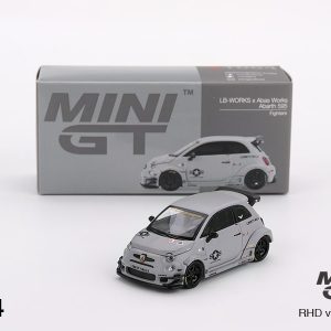Mini GT MGT01064LHD Abarth 595 LB-WORKS x Abas Works Fighters Die Cast 1/64