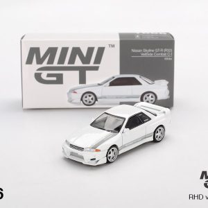 Mini GT MGT01066RHD Nissan Skyline GT-R (R32) VeilSide Combat C-I White Die Cast 1/64