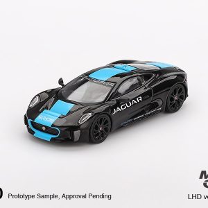 Mini GT MGT01070LHD Jaguar C-X75 Black Die Cast 1/64