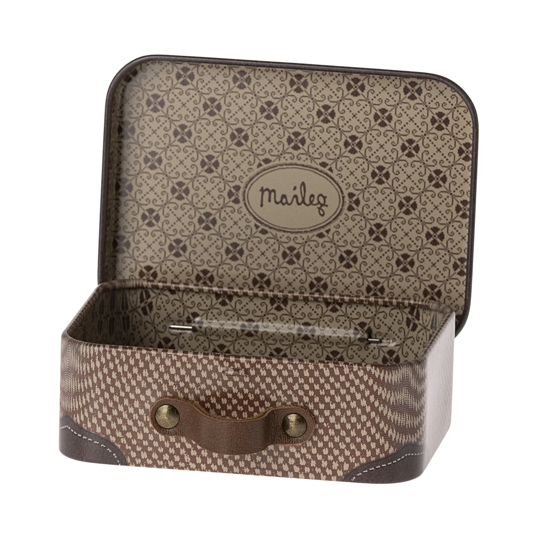 Valigia in metallo, Micro - Travel marrone - immagine 3