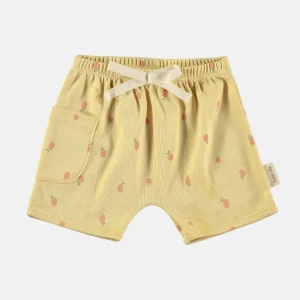 Pantaloncini in pima cotone Citric yellow
