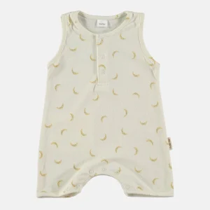 Pagliaccetto smanicato pima cotone banane