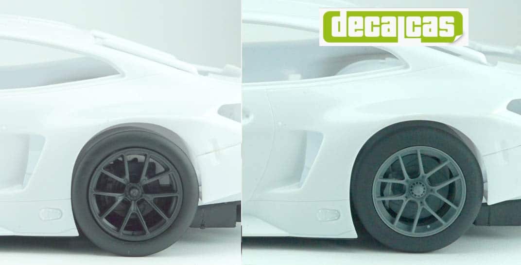 Decalcas DCL-PAR176 BBS Rims And Tyres Set For BMW M4 GT3 (NUNU Kit) And Modern GT’s And LM’s Resin Parts - immagine 7