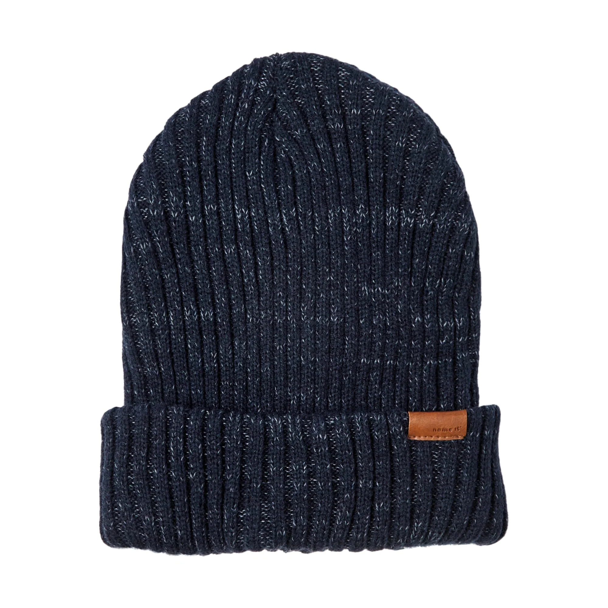 Cappello 1-2 anni in maglia a coste, Blu scuro - immagine 5