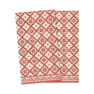 Tovaglioli per Natale, Mosaico grande rosso 16pz