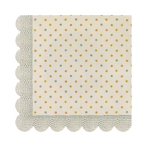 Tovaglioli per Pasqua, Pois colorati