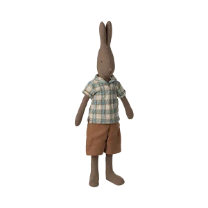 Coniglio Rabbit marrone, Taglia 3 - Camicia e pantaloncini