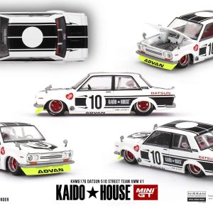 Mini GT KHMG176 Kaido House Datsun 510 Street Team XMM V1 Die Cast 1/64