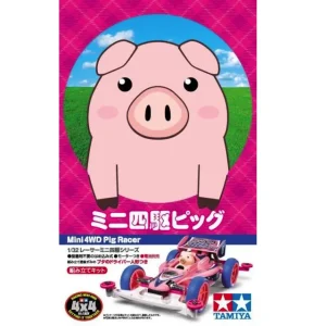 Tamiya 18089 Mini 4wd Pig Racer (Super II Chassis) Kit Montaggio 1/32