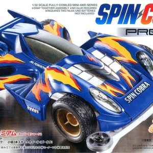 Tamiya 19450 Mini 4wd Spin Cobra Premium (Super II Chassis) Kit Montaggio 1/32