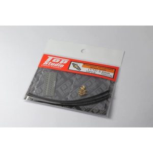 Top Studio TD23136 1/12 2.6mm Electronic Connectors (Brass Type) (10pcs)