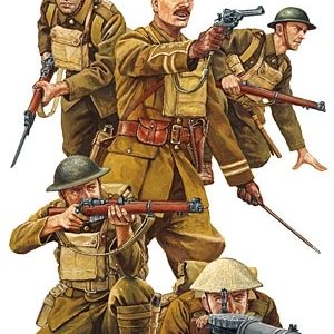 Tamiya 35339 WWI British Infantry Set Kit Montaggio 1/35
