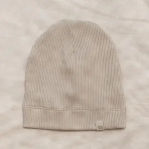 Cappellino beanie in bambù bio, Sabbia