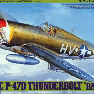 Tamiya 61086 Republic P-47D Thunderbolt “Razorback” Kit Montaggio 1/48