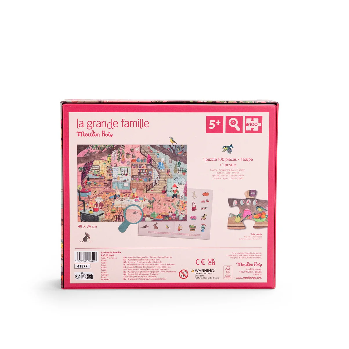 Puzzle di osservazione A casa, 100pz - immagine 4
