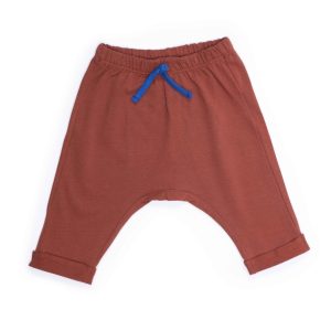 Pantaloni harem in Morbido Cotone, Faon Pomme des Bois