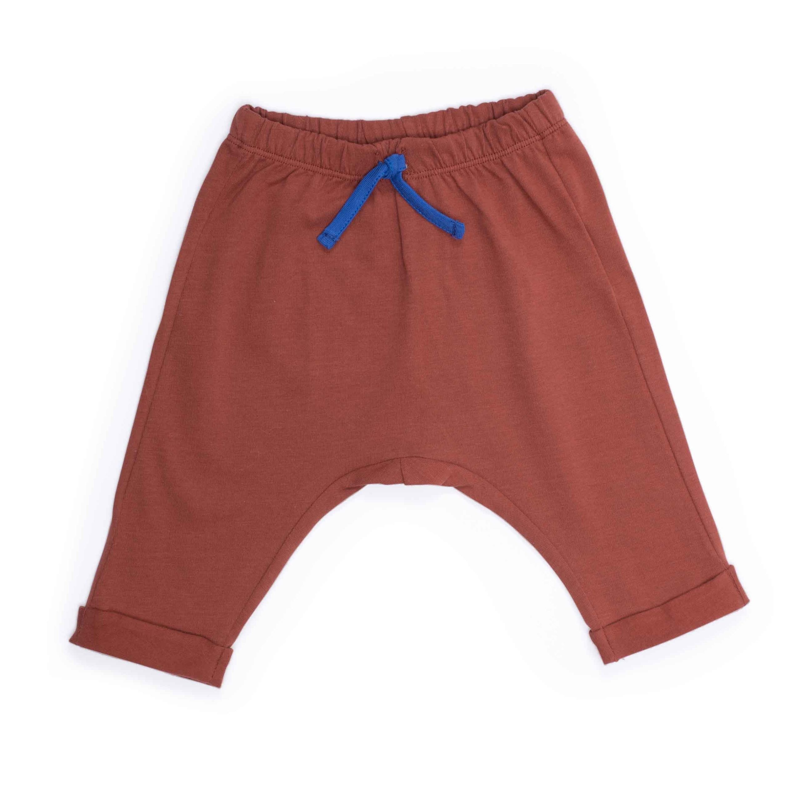Pantaloni harem in Morbido Cotone, Faon Pomme des Bois