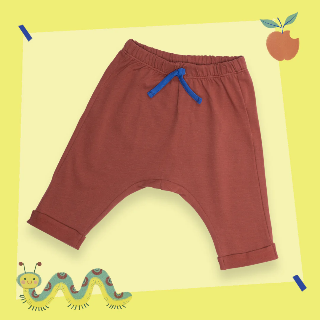 Pantaloni harem in Morbido Cotone, Faon Pomme des Bois - immagine 4