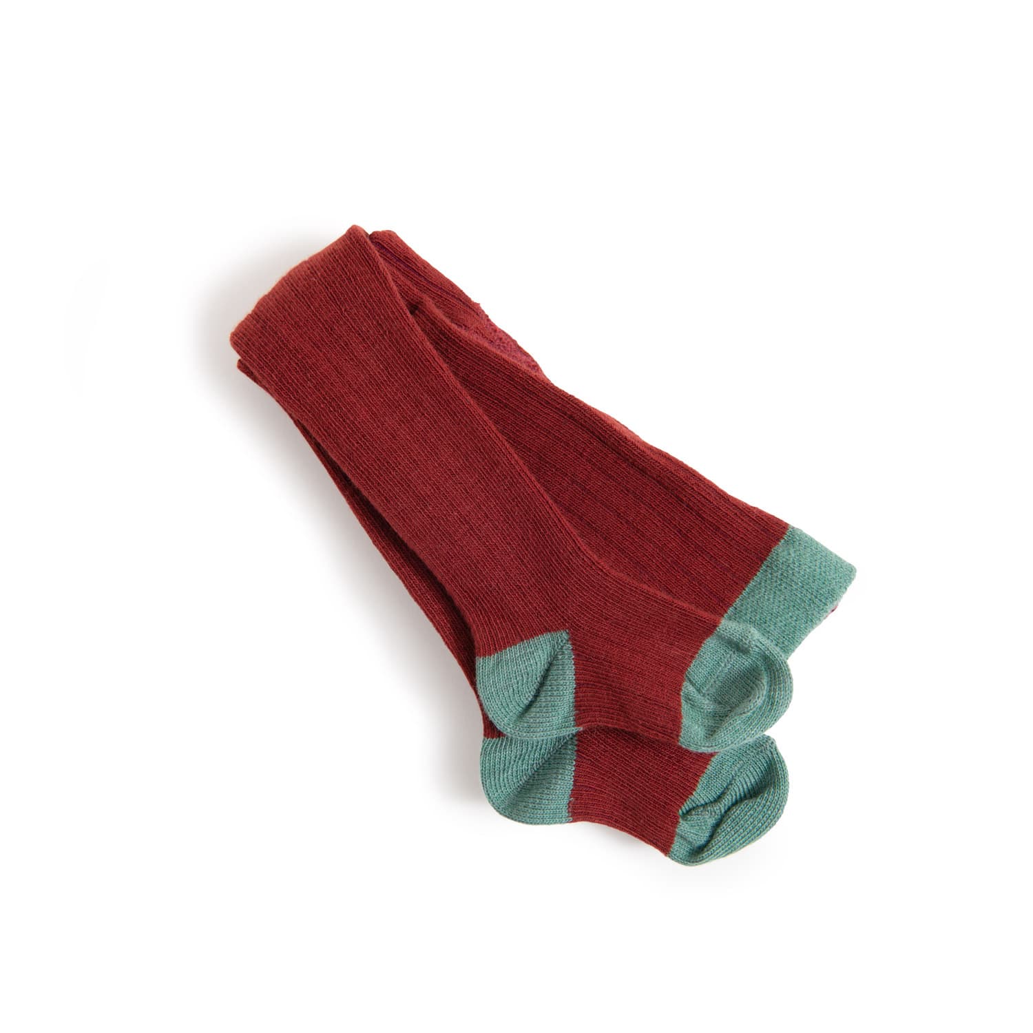 Collant a coste in maglia rosso granato, Erza - immagine 6