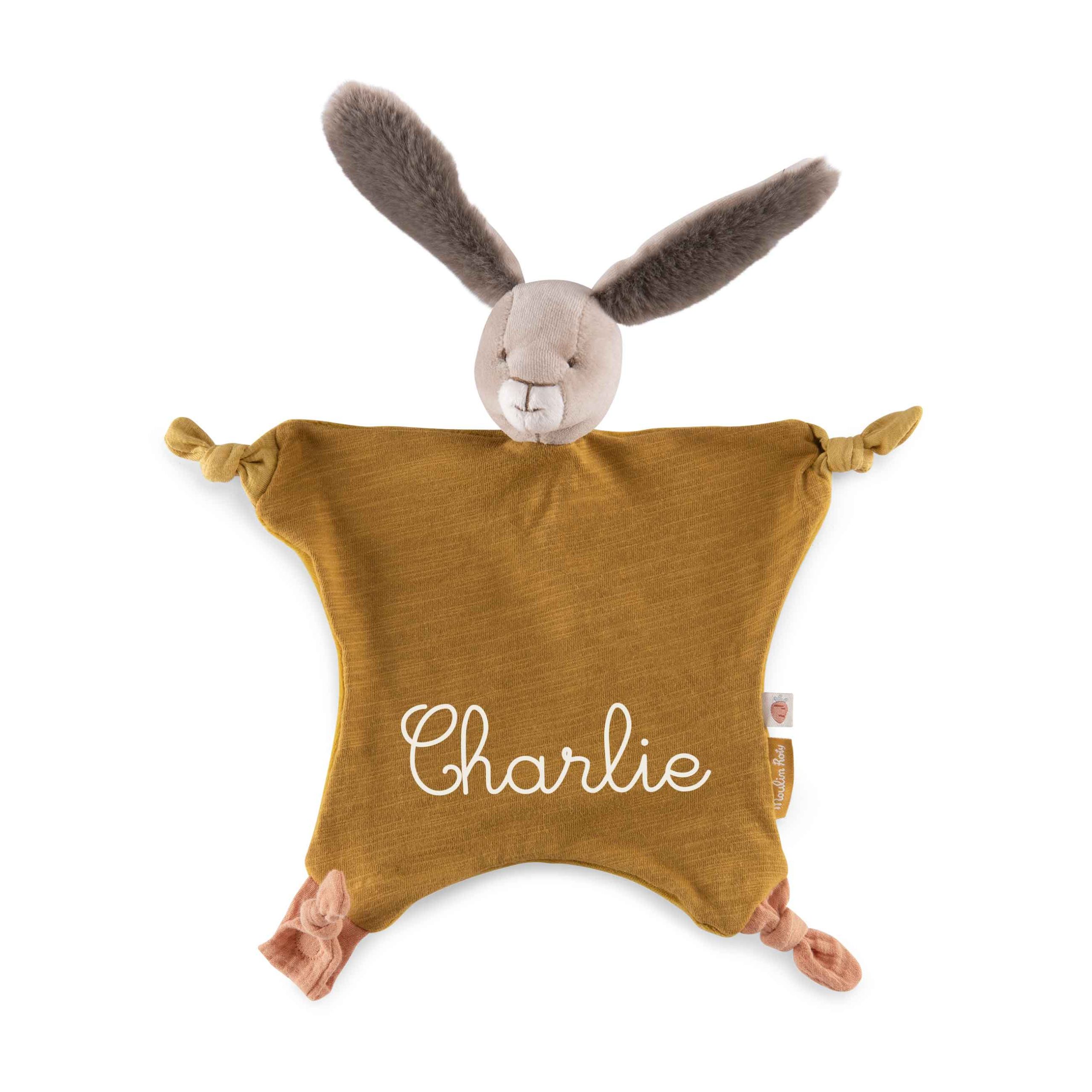 Doudou coniglio ocra - immagine 6