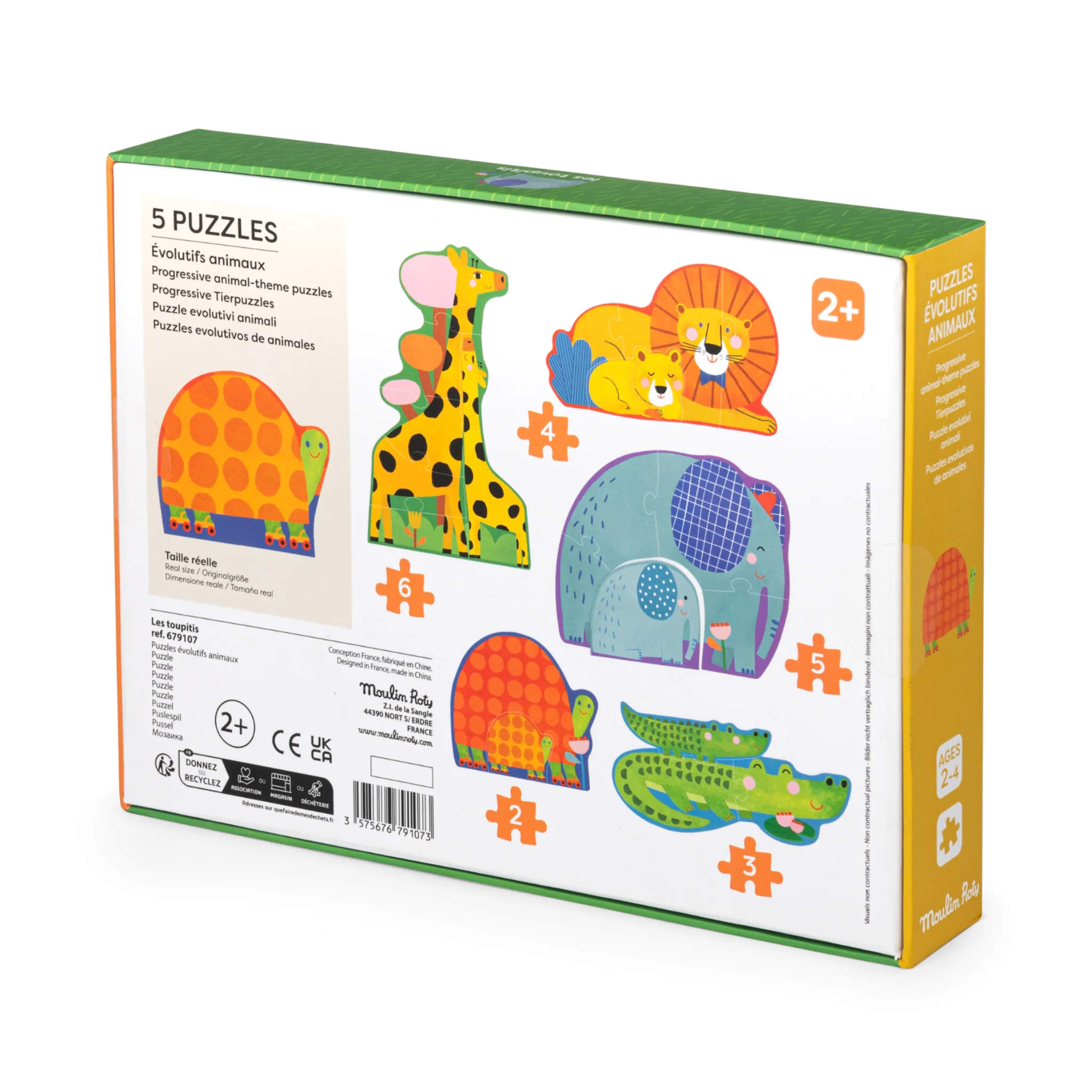 Puzzle evolutivi animali, 20pz - immagine 8
