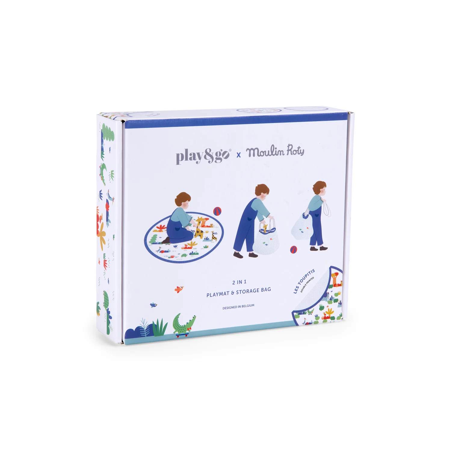 Sacco portagiochi e Tappeto 2-in-1, Les Toupitis - immagine 6