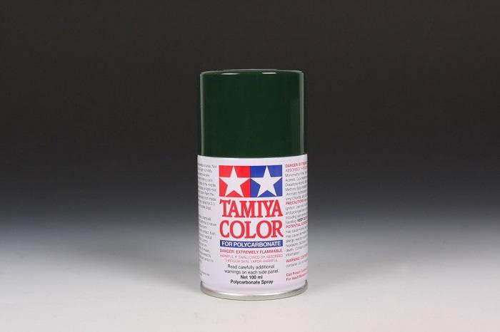 Tamiya PS9 Green Bomboletta Spray Per Policarbonato 100ml - immagine 3