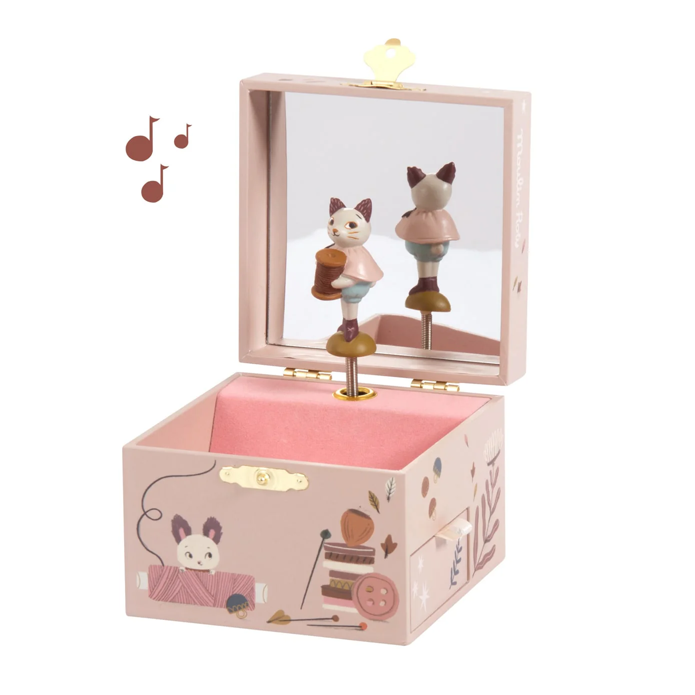 Portagioie musicale, Gatto rosa - immagine 4