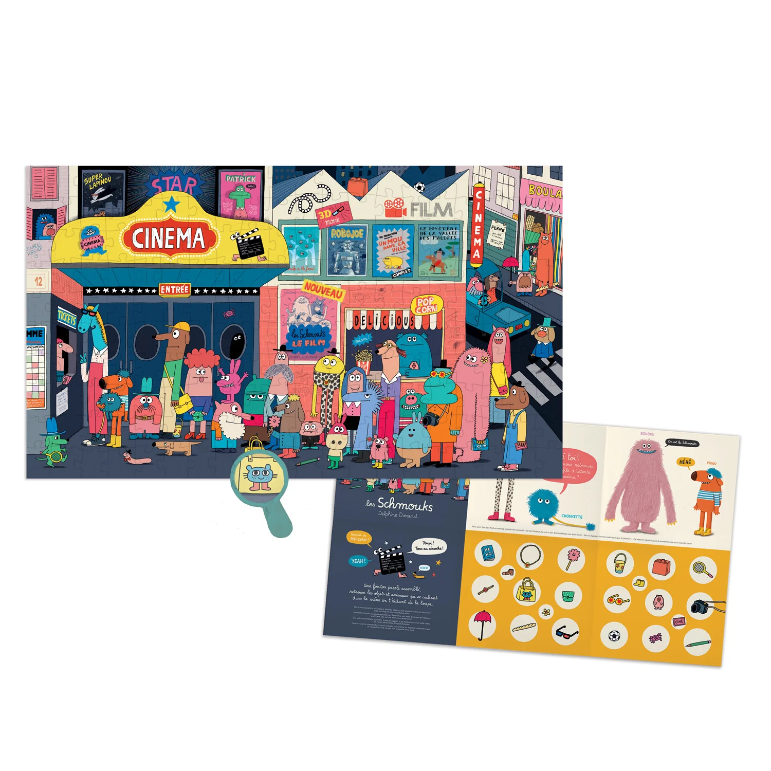 Puzzle Tutti al cinema, 200pz - immagine 3