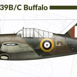 Hobby 2000 72012 Brewster 339B/C Buffalo Kit Montaggio 1/72