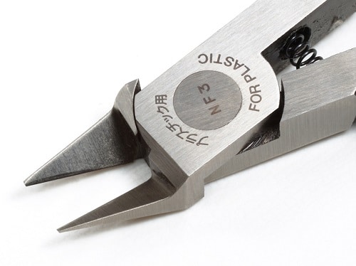Tamiya 74123 Sharp Pointed Side Cutter (Slim Jaw) Tronchesino Per Plastica Lame Sottili - immagine 3