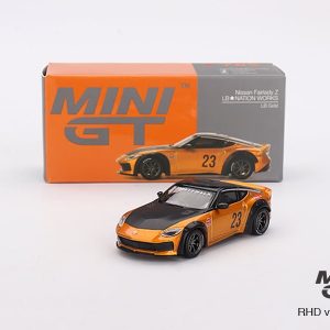 Mini GT MGT00782RHD Nissan Fairlady Z LB★NATION WORKS LB Gold Die Cast 1/64
