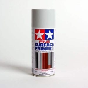 Tamiya 87064 Fine Surface Primer (L) Light Gray For Plastic & Metal 180ml