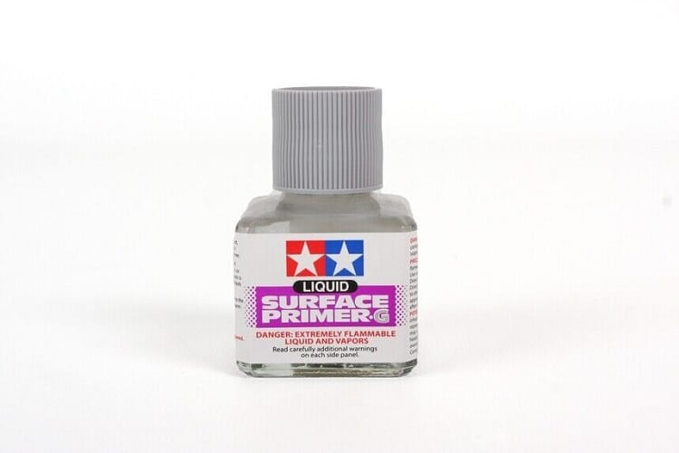 Tamiya 87075 Liquid Surface Primer Gray (40ml) Primer Liquido Grigio