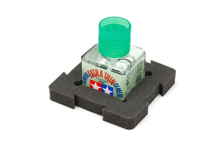 Tamiya 87202 40ml Square Bottle Holder Supporti Ad Incastro Per Boccette - immagine 3