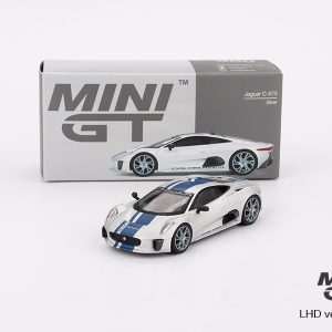 Mini GT MGT00960LHD Jaguar C-X75 Silver Die Cast 1/64