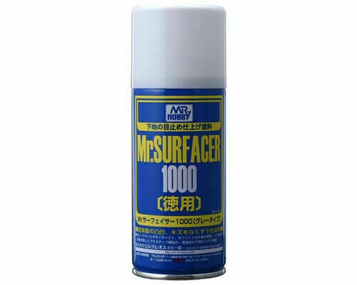 Mr. Hobby B519 Mr. Surfacer 1000 Gray 170ml Primer Grigio - immagine 2