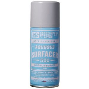 Mr. Hobby B614 Aqueous Surfacer 500 170ml Primer Grigio Spray