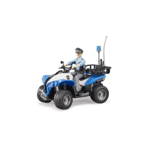 BRUDER | Quad della polizia con poliziotto ed equipaggiamento – 63010