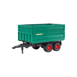 BRUDER | Rimorchio da trasporto con asse in tandem e sponda mobile – 02010