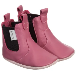 Babbucce in pelle morbida, Chelsea pink (21-27 mesi)