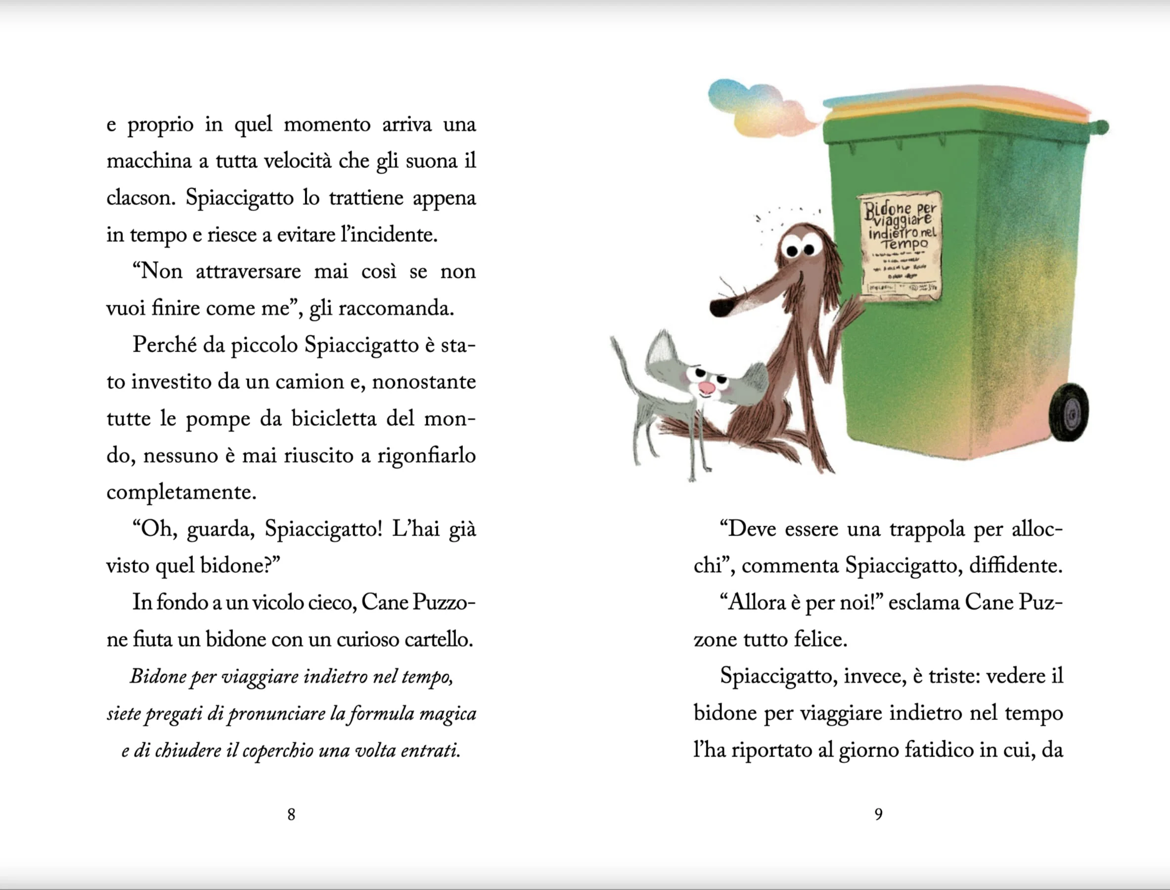 Libro Cane Puzzone e il bidone del tempo - ITA - immagine 4
