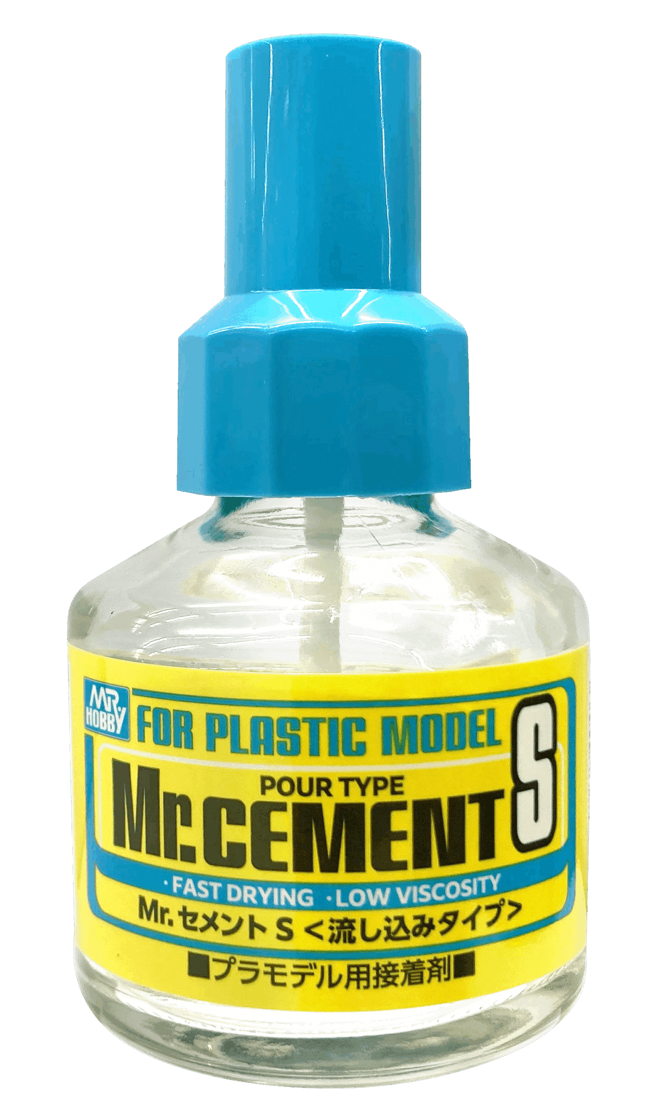 Mr. Hobby MC129 Mr. Cement S (40ml) Colla Per Plastica Rapida - immagine 2