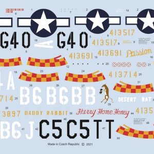 Eduard D48077 1/48 Decals P-51D-5 “357th FG” For Eduard Kit
